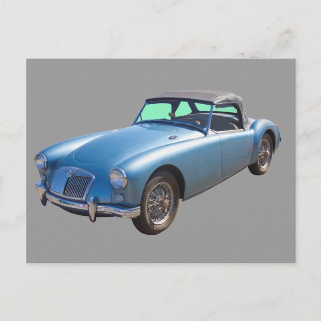 Carte Postale MG Convertible Sportscar (Devant)