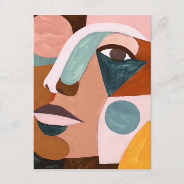 Carte Postale Mi-face Geo (Devant)