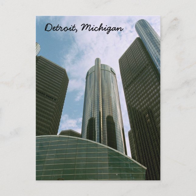 Carte postale Mi-Post Détroit (Devant)
