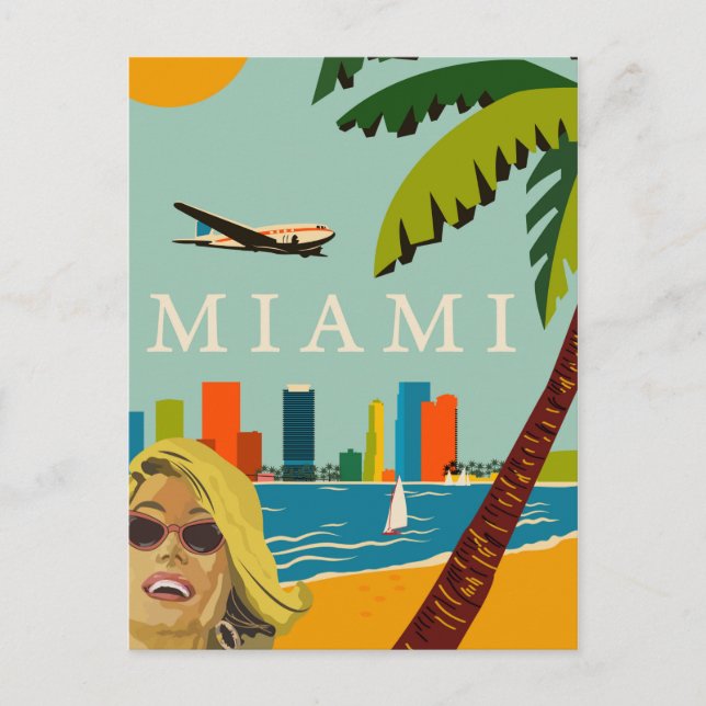 Carte Postale Miami (Devant)