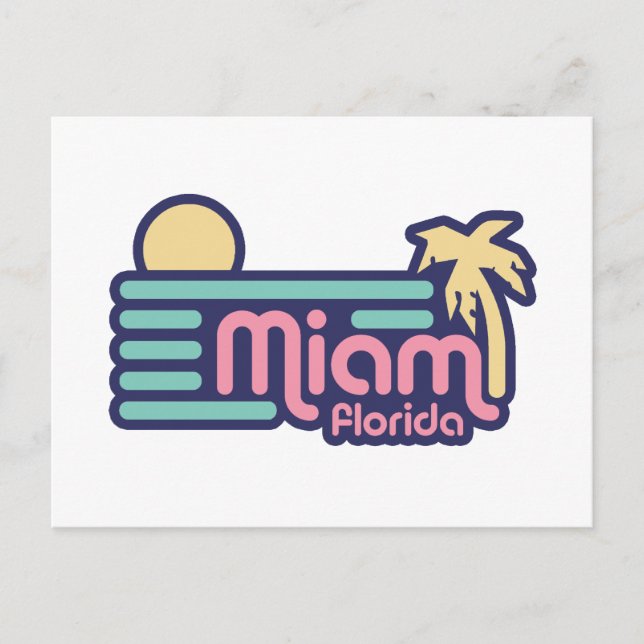 Carte Postale Miami (Devant)