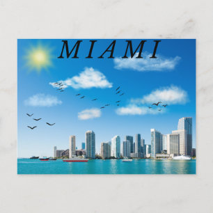 Carte Postale Miami