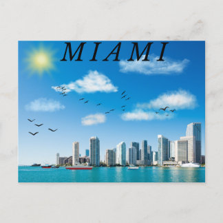 Carte Postale Miami