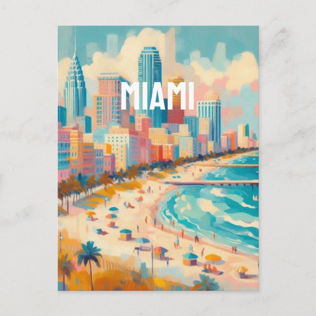 Carte Postale miami (Devant)
