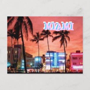 Carte Postale Miami Beach, Floride
