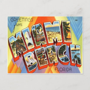 Carte Postale Miami Beach Floride