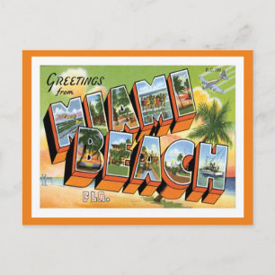 Carte Postale Miami Beach Floride