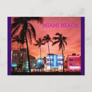 Carte Postale Miami Beach, Floride