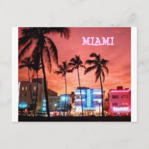 Carte Postale Miami Beach, Floride