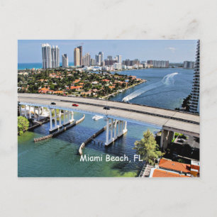 Carte Postale Miami Beach, Floride photo panoramique
