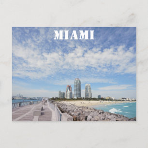 Carte Postale Miami Beach Floride South Pointe Park Pier Travel