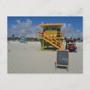 Carte Postale Miami Beach Garde Ocean Patrol #04
