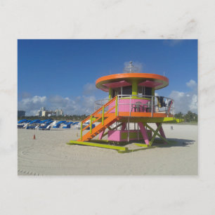 Carte Postale Miami Beach Lifeguard Beach Patrol #01