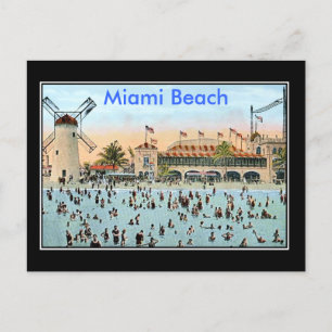 Carte Postale Miami Beach Vintage