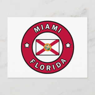 Carte Postale Miami Floride