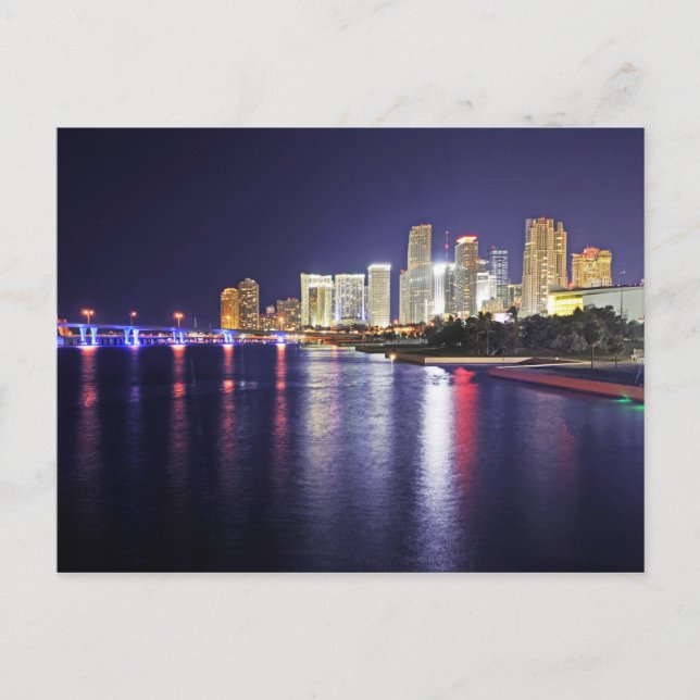 Carte Postale Miami, Floride, Ville de Progrès (Devant)