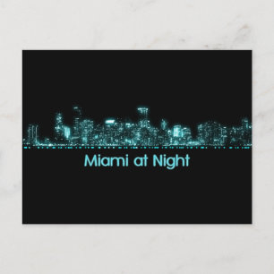 Carte Postale Miami Skyline