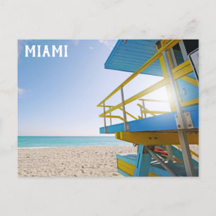 Carte Postale Miami South Beach Floride Lifeguard Station Voyage