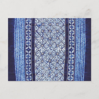 Carte Postale Miao Indigo Cravate-Dye #5