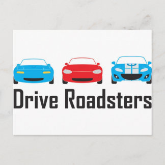 Carte Postale miata 3 gens