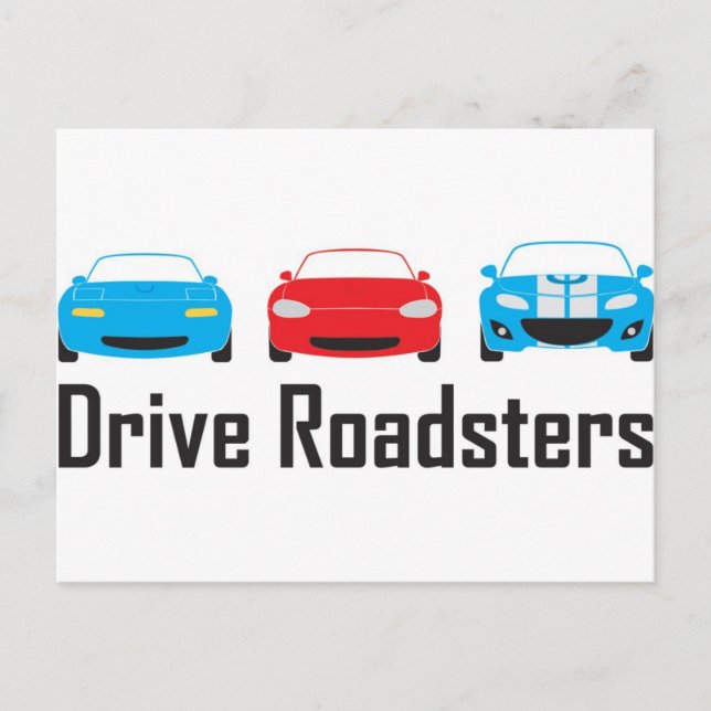 Carte Postale miata 3 gens (Devant)