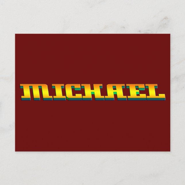 Carte Postale MICHAEL, pour Michael (Devant)