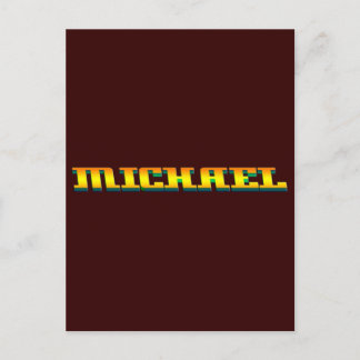 Carte Postale MICHAEL, pour Michael