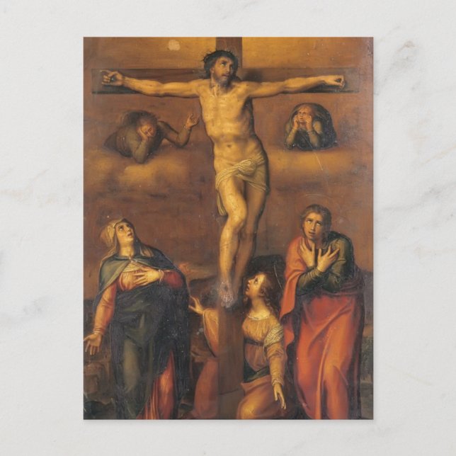 Carte Postale Michelangelo- Crucifixion (Devant)