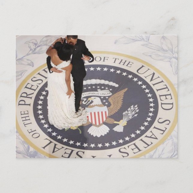 Carte Postale Michelle et Barack Obama (Devant)