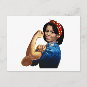 CARTE POSTALE MICHELLE LE RIVETER
