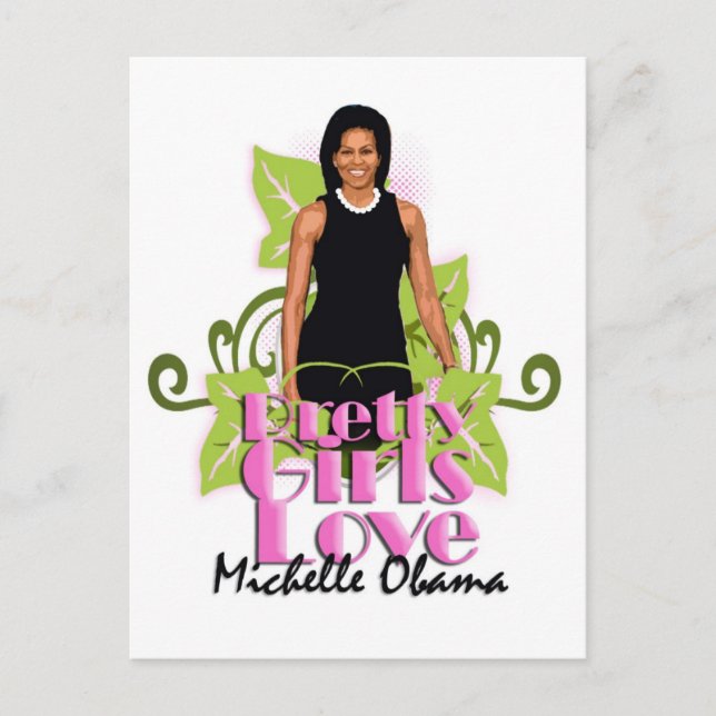 Carte postale Michelle O "Jolies filles aiment" (Devant)