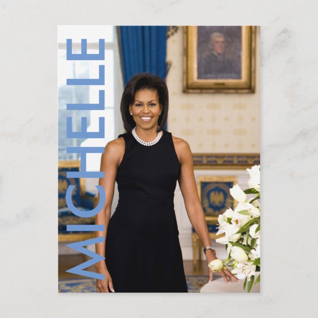 Carte postale Michelle Obama (Devant)