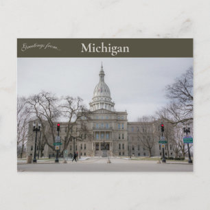 Carte Postale Michigan State Capitol Lansing Michigan