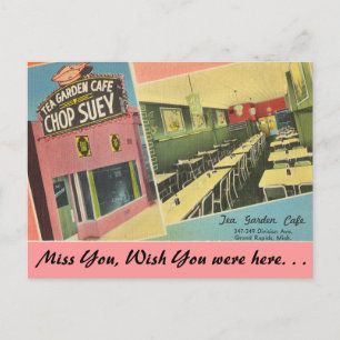 Carte Postale Michigan, Tea Garden Café, Grand Rapids