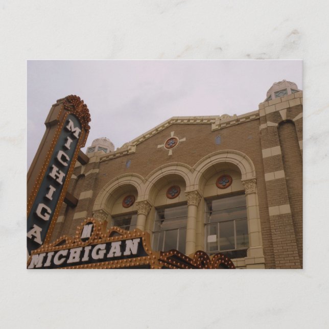 Carte Postale Michigan Theatre, Ann Arbor (Devant)