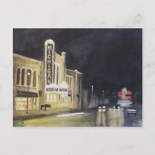 Carte Postale Michigan Theatre Ann Arbor (Devant)