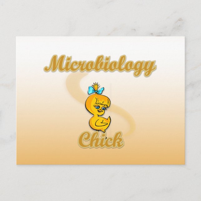 Carte Postale Microbiologie Chick (Devant)