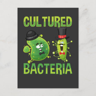 Carte Postale Microbiologique Culture Bactérie