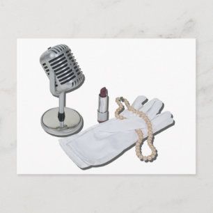 Carte Postale MicrophoneGantsBlancsPerlesBaguette082611