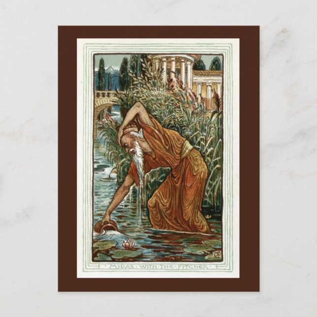 Carte Postale Midas avec le Pitcher (Devant)