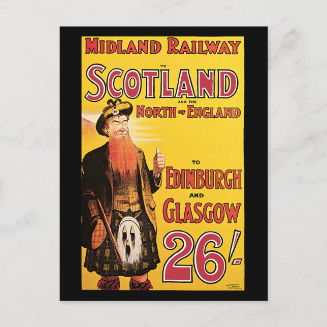 Carte Postale Midland Railway Scotland (Devant)