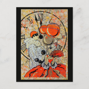 Carte Postale Midnight Masquerade Couple