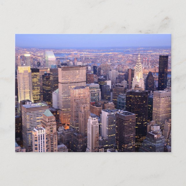 Carte Postale Midtown et côté est de stimulant (Devant)