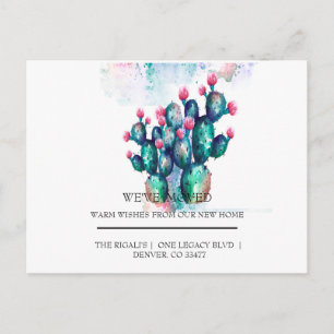 Carte Postale mignon Cactus déménagement à domicile