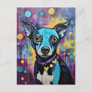 Carte Postale Mignon Chien Drôle Chien Supports Mixtes Animal De