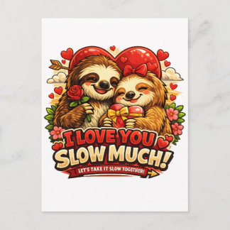 Carte Postale Mignon design d'amour pour la Saint-Valentin de la