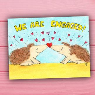 Carte Postale Mignon "Nous sommes fiancés ! "