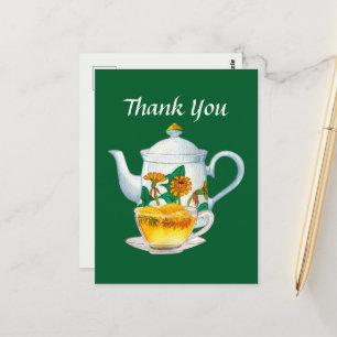 Carte Postale Mignon salon de thé merci