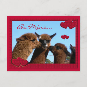 Carte postale mignonne de jour de Valentines