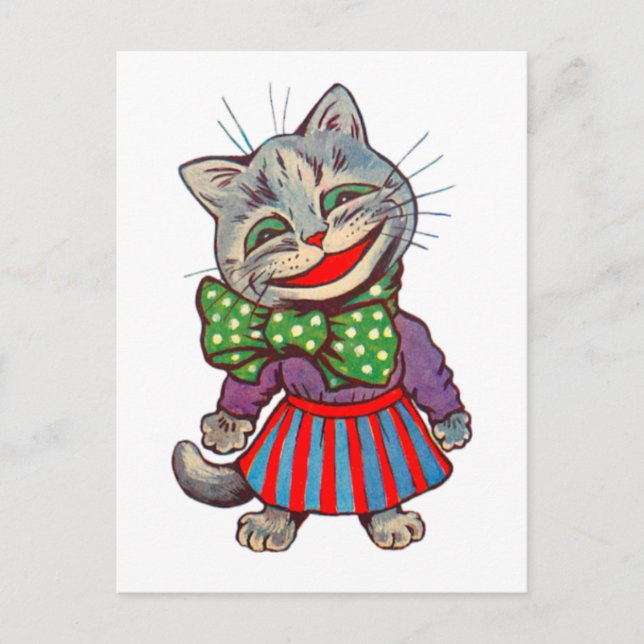 Carte Postale Mignonne Mignonne Smiling Retro années 1930 Mascot (Devant)